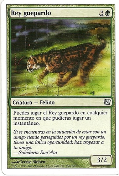 Magic novena edición rey guepardo 250/350  español